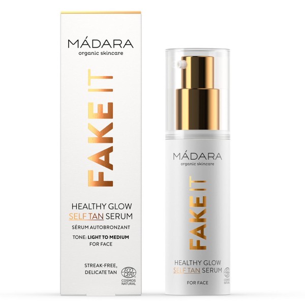 MADARA FAKE IT SERUM AUTOBRONCEADOR TONO LIGHT TO MEDIUM 30ML