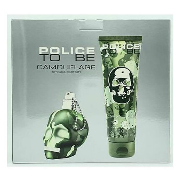 POLICE TO BE CAMOUFLAGE EAU DE TOILETE 40ML VAPORIZADOR + CHAMPU PERFUMADO 100ML