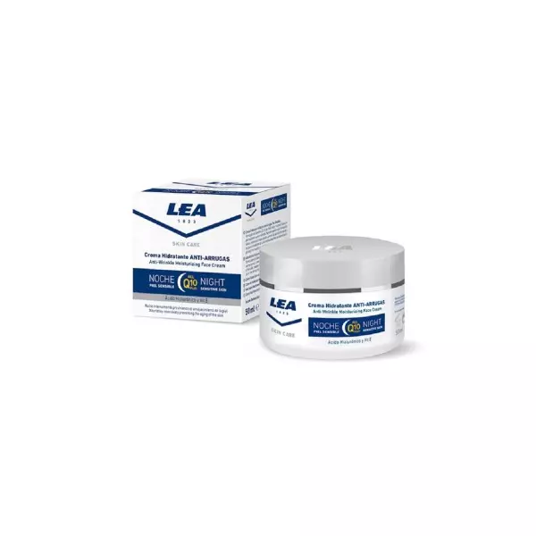 LEA CREMA HIDRATANTE ANTIARRUGAS NOCHE Q10 50ML