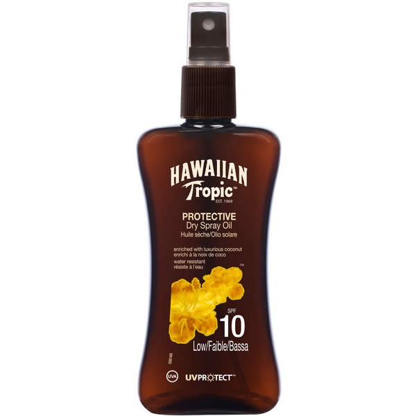 HAWAIIAN TROPIC PROTECTIVE DRY SPRAY OIL SPF10 LOW 200ML VAPORIZADOR