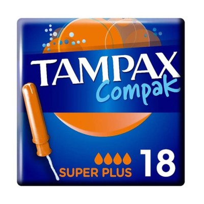 TAMPAX COMPAK COMPRESAS SUPER PLUS PACK 18UN