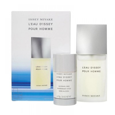 ISSEY MIYAKE L'EAU D'ISSEY EAU DE TOILETTE POUR HOMME 75ML VAPORIZADOR + DESODORANTE STICK SIN ALCOHOL 75GR