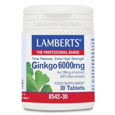 Lamberts Ginkgo Biloba 6000 Mg 180 Caps