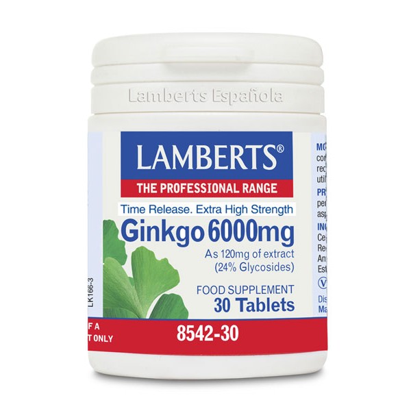 Lamberts Ginkgo Biloba 6000 Mg 180 Caps