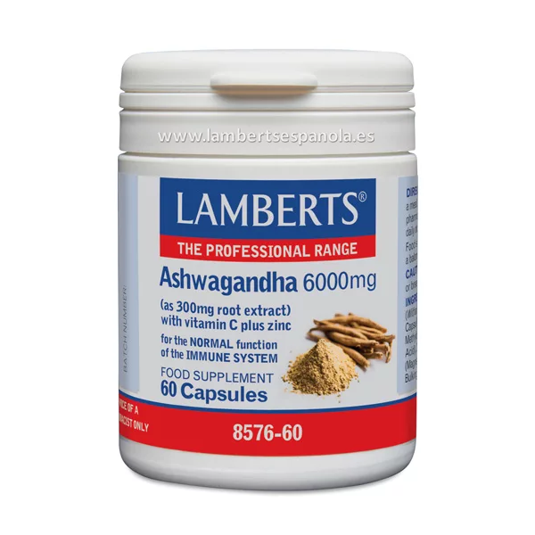 Lamberts Ashwagandha 6000 Mg 60 Cap