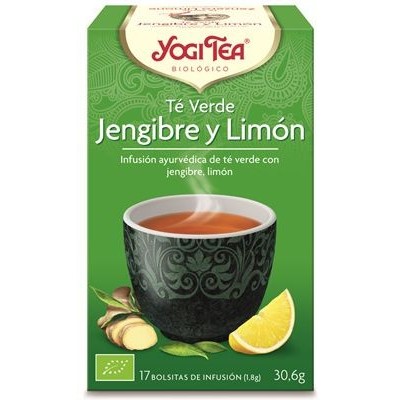 Yogi Tea Te Verde Jengibre y Limon 17 X 1,8g