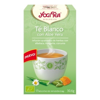 Yogi Tea Te Blanco Con Aloe Vera 17 Filtros