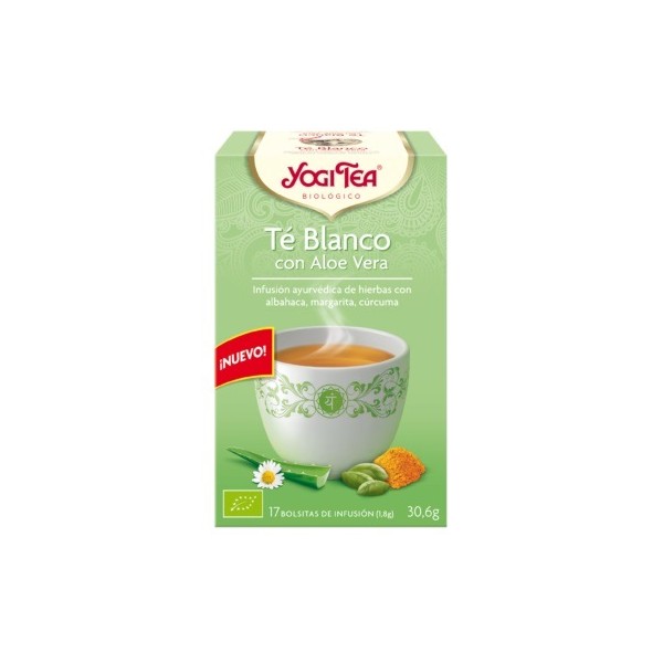 Yogi Tea Te Blanco Con Aloe Vera 17 Filtros