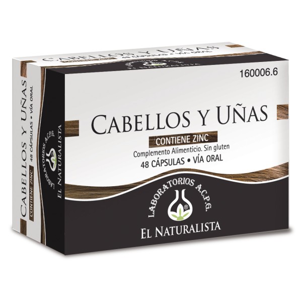 Cabello y Uñas El Naturalista 48 Caps