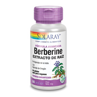 Solaray Berberine 60 Vcaps Formula Avanzana