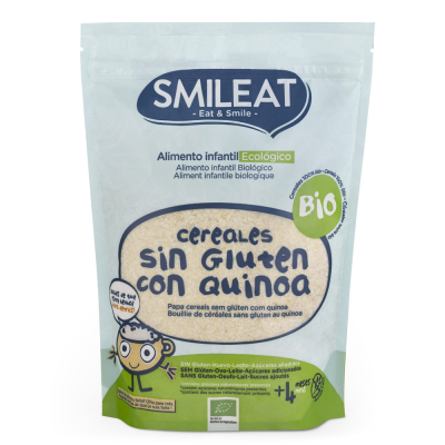 Smileat Papilla Cereales Sin Gluten Con Quinoa Bio 200g