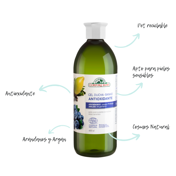 Corpore Gel De Baño Antioxidante 600ml