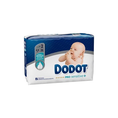 Dodot Pañal  Pro Sensitive T/2 4-8 Kg 36U