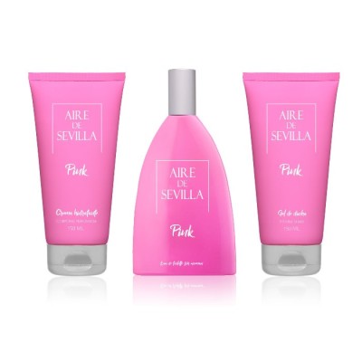 Aire de Sevilla Pink Eau De Toilette Spray 150ml Set 3 Piezas