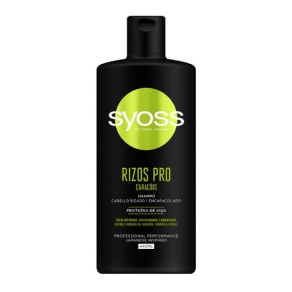 Syoss Champú Rizos Pro Definición E Hidratación Cabello Ondulado O Rizado 440ml