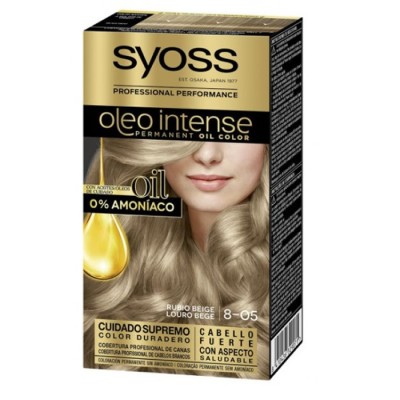 Syoss Oleo Intense Tinte Permanente 8-05 Rubio Beige