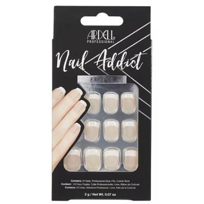 Ardell Nail Addict Classic French Uñas Postizas