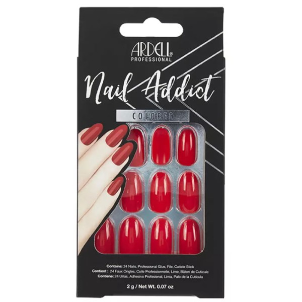 Ardell Nail Addict Cherry Red Uñas Postizas