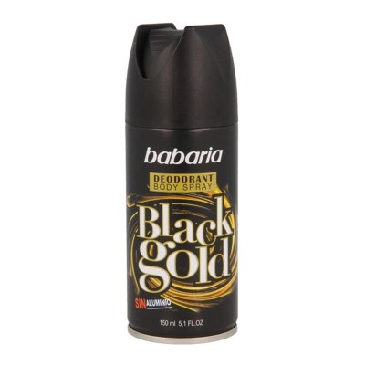 BABARIA BLACK GOLD DESODORANTE +50 ML GRATIS 200ML