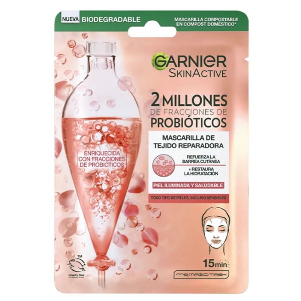 Garnier Skinactive Mascarilla De Tejido Reparadora 1 Unidad