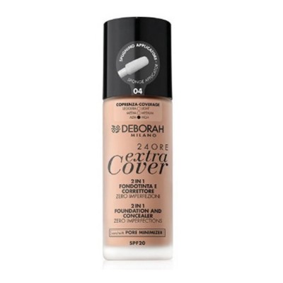 Deborah Milano 24 Ore Extra Cover 2 En 1 Spf20 04 30ml