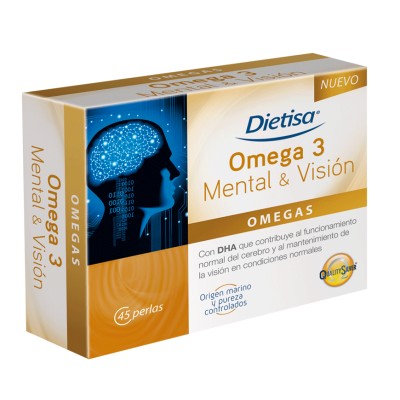 Dietisa Omega 3 Mental y Vision 45 Perlas