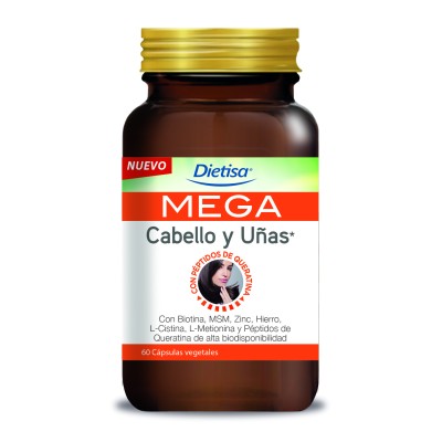 Dietisa Mega Cabello y Uñas 60 Vcaps