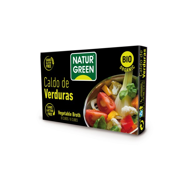 Naturgreen Cubito Caldo Verdura Cajita 8 X 10,5g