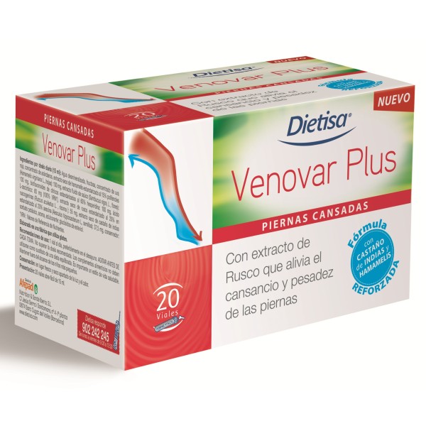 Dietisa Venovar Plus 20 Viales