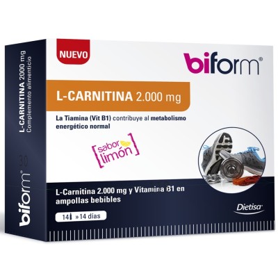 Biform L Carnitina 2000 Mg 14 Viales X 10ml