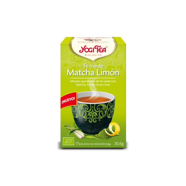 Yogi Tea Te Verde Matcha Limon 17 Filtros X 1,8g