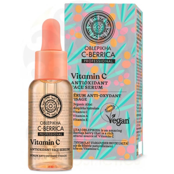 NATURA SIBERICA OBLEPIKHA VITAMIN C SERUM FACIAL ANTI-OXIDANT 30ML