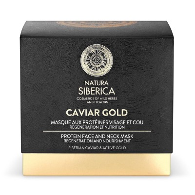 NATURA SIBERICA CAVIAR GOLD MASCARA CARA Y CUELLO 50ML