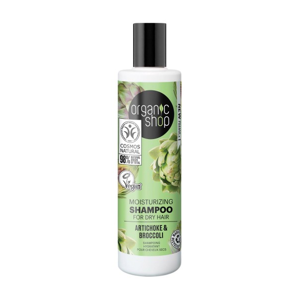 ORGANIC SHOP ARTICHOKE MOISTURIZING CHAMPU CABELLO SECO 280ML