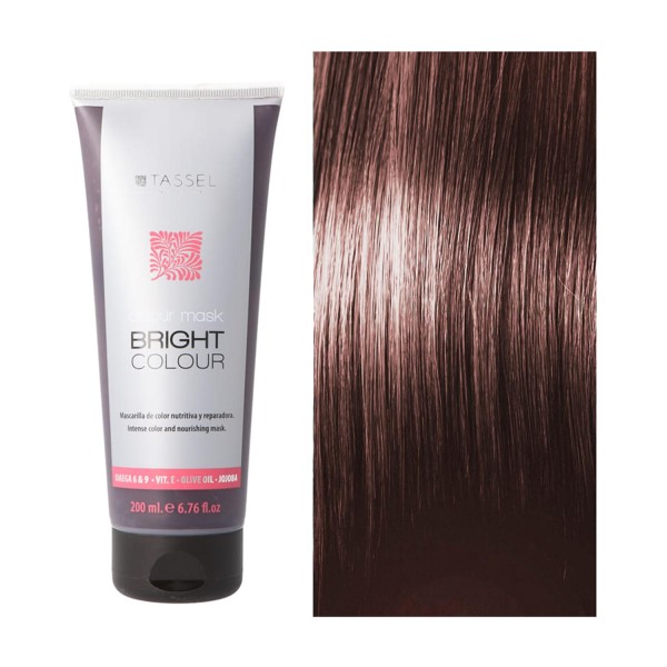 EUROSTIL BRIGHT COLOUR MASCARILLA NUTRITIVA CHOCOLATE 1UN