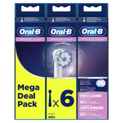 Oral-B Recambio Pro Sensitive Clean 6 Unidades