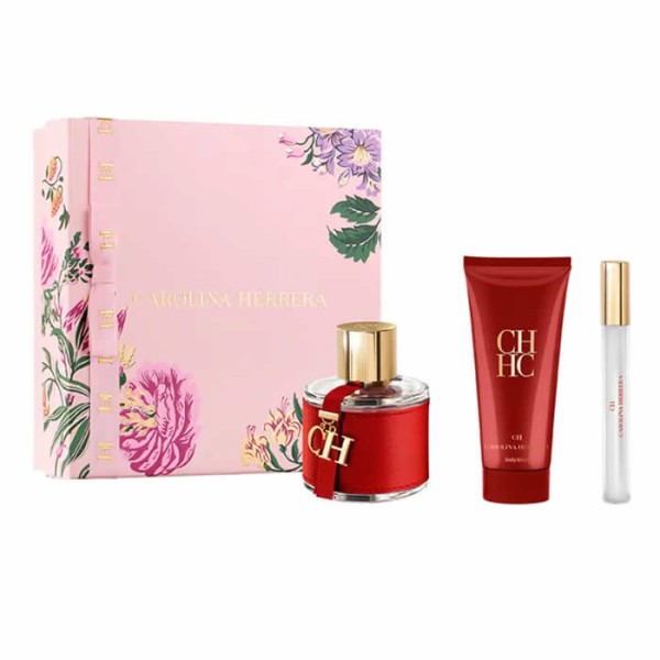 Carolina Herrera Ch Eau De Toilette Spray 100ml Set 3 Piezas