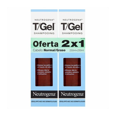 Neutrogena t/gel shampoo c.graso 2x250ml