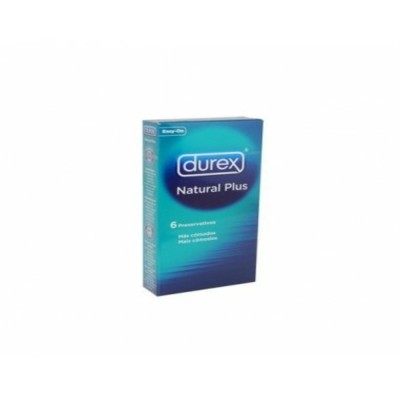 Durex natural plus  6 un.