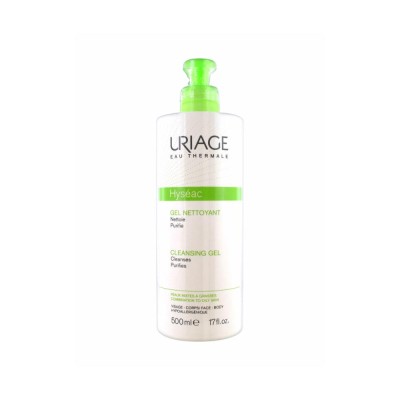 Uriage hyseac gel nettoyant 500ml