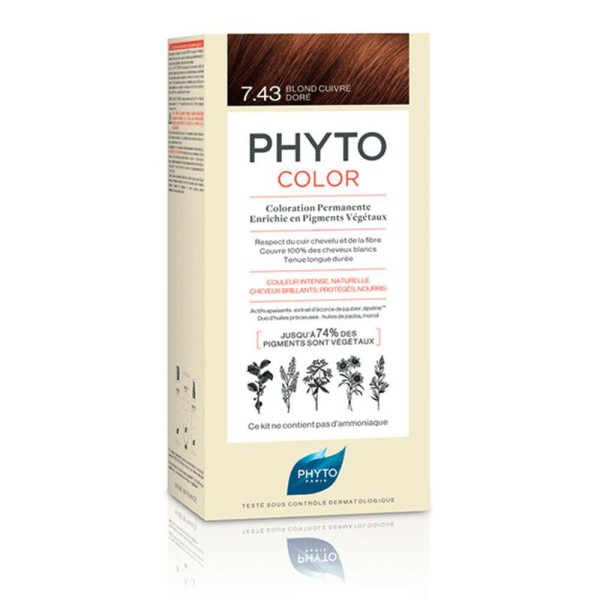 Phyto Color 7.43 Rubio Dorado