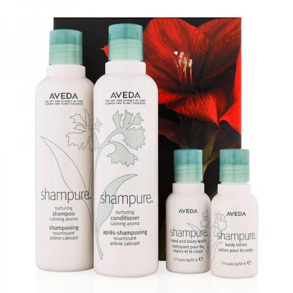 Aveda shampure calming hair&body set