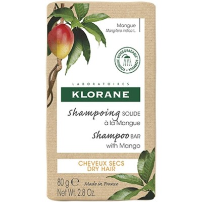 Klorane champu solido mango 80gr