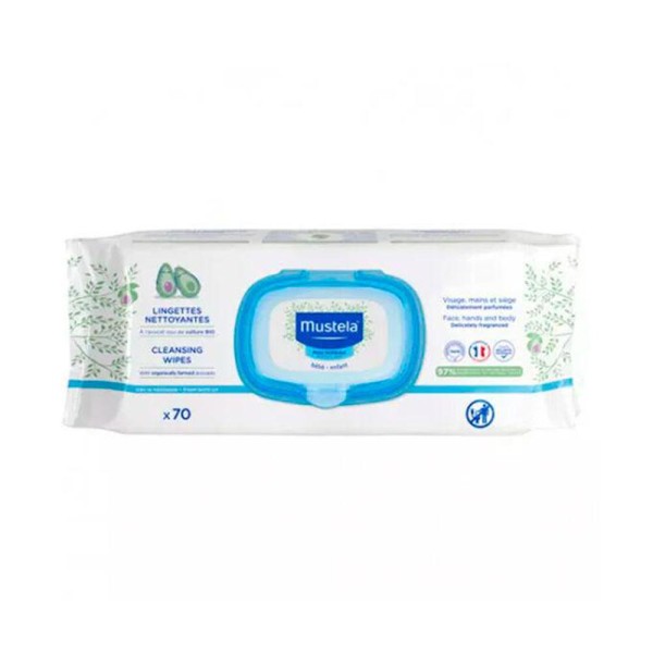 Mustela toallitas limpiadoras 3x70 un