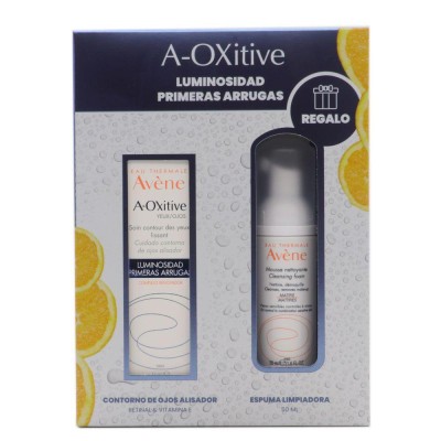 Avene a-oxitive crema ojos 15ml+ espuma limpiadora