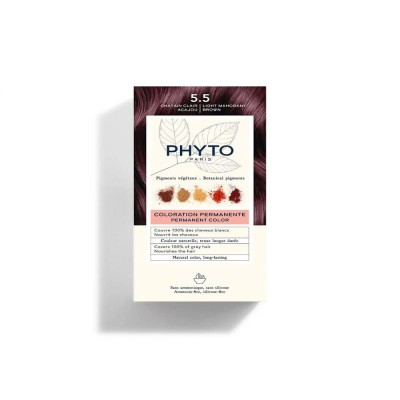 Phyto color 5.5 castaño claro caoba