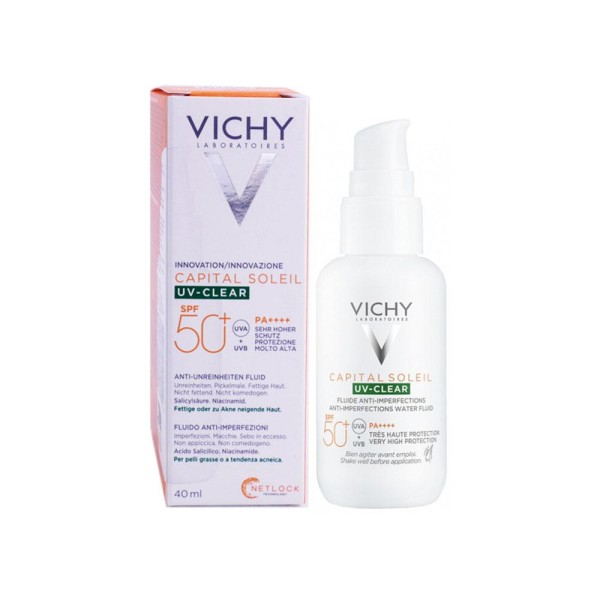 Vichy soleil uv clear fluido spf50 40ml