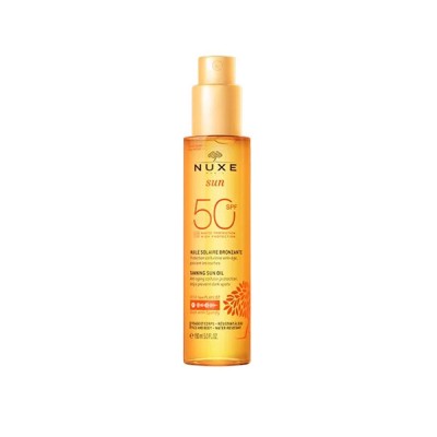 Nuxe sun aceite bronceador spf50 150ml