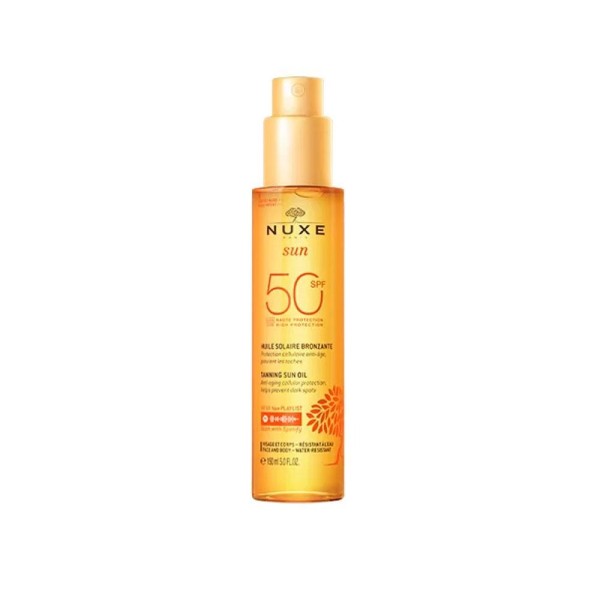 Nuxe sun aceite bronceador spf50 150ml