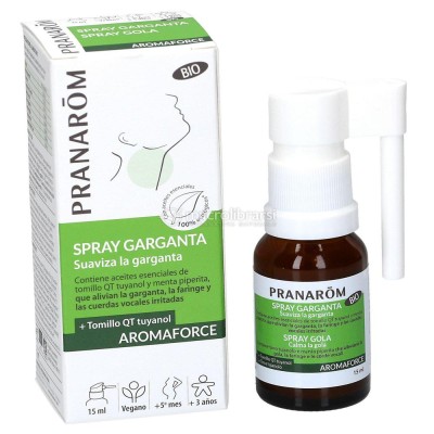 Pranarôm aromaforce spray garganta 15ml